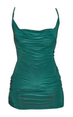 Emerald Green Slinky Cowl Neck Bodycon Dress -Cheap Glamarish Store 0307fb49aa8319500176c825266b7b09902f5723 cmv9409 6