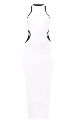 White Contour Rib Contrast Binding Cut Out Midaxi Dress 11 White Contour Rib Contrast Binding Cut Out Midaxi Dress -Cheap Glamarish Store 0c6f49c6a475b16166d0997f86b296e8a45901ee cnd5452 5