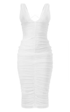 White Mesh Underwired Extreme Ruched Midaxi Dress 11 White Mesh Underwired Extreme Ruched Midaxi Dress -Cheap Glamarish Store 0dc1cbca86d33e72e1aac6bd6221a127a51b022f cnd7703 5