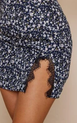 Navy Ditsy Print Lace Detail Strappy Shift Dress -Cheap Glamarish Store 1841ab7c2b188e25b4124668fbbcac9eaab3312b cnc8296 4