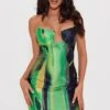 Green Smoke Print Satin V Bar Bandeau Bodycon Dress -Cheap Glamarish Store 1dbc8957193177ea48a71f278cfba4ae91594ed5 cnd0372 1