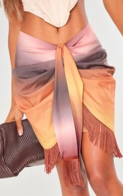 Brown Ombre Print Woven Tassel Wrap Skirt 12 Brown Ombre Print Woven Tassel Wrap Skirt -Cheap Glamarish Store 24b697ad81207400da7d030c2ea5a6eb338eeca3 cne3932 5