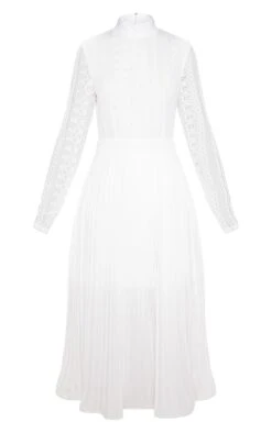 White Lace Top Pleated Midi Dress 9 White Lace Top Pleated Midi Dress -Cheap Glamarish Store 27bd06de38851536ab3254b30554e8254f5798e2 cma8560 3