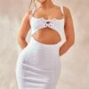 White Stretch Woven Lace Up Trim Detail Bodycon Dress 1 White Stretch Woven Lace Up Trim Detail Bodycon Dress -Cheap Glamarish Store 2ad24e0eb8bd1899bc4f5648910ed4d2a46f3b34 cne2700 1