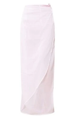 White Sheer Linen Look Wrap Over Maxi Skirt -Cheap Glamarish Store 3053c43a035c53b3594829b288e434b98ee2bed1 cne3881 5