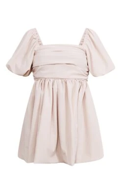 Cream Puff Sleeve Ruched Puffball Shift Dress -Cheap Glamarish Store 317d5e1fb3fea652194954ec5da259e08b4c3550 cnd0513 5