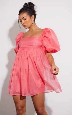 Pink Puff Sleeve Organza Shift Dress 9 Pink Puff Sleeve Organza Shift Dress -Cheap Glamarish Store 33cbf0fd7350ab2aee4ba83484b52160a9f54253 cnb7157 1