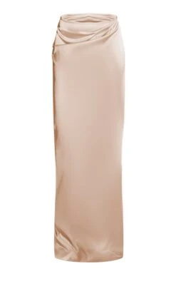 Butter Cream Satin Mid Rise Maxi Skirt -Cheap Glamarish Store 39f65fdeed8a9eccee82ec9bb3c62c2e116c7175 cne1015 5