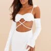 White Woven Underwired Cup Cross Waist Bodycon Dress -Cheap Glamarish Store 41353dc1d81de9d34f0fe7e80cdc723261e47e55 cnd2228 1