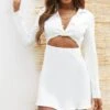 White Collar Detail Cut Out Bodycon Dress -Cheap Glamarish Store 4b899554bd7a37a31419f6a736dc354bfdb6ce23 cmt1478 1