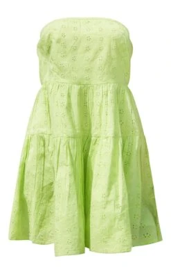 Lime Broderie Tiered Bandeau Shift Dress -Cheap Glamarish Store 4d468b3697dcd9b74d0aa9ccd2f19da5aa4e893f cnd8915 5