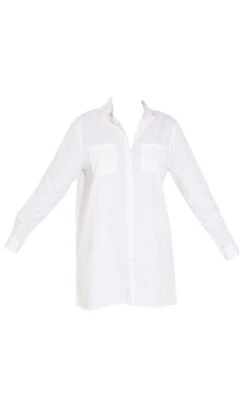 White Long Sleeve Button Shirt Dress -Cheap Glamarish Store 5fee58a9ca508ed92c542d3b4eda9e0fab2278d6 cmt6177 6