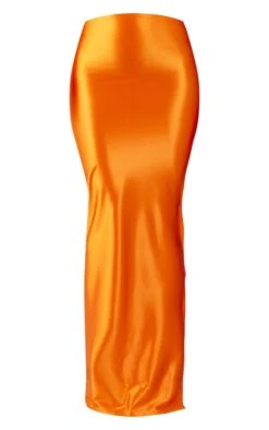 Rust Stretch Satin Split Side Maxi Skirt -Cheap Glamarish Store 61ad05c8280c3c125dcd26e5ec1db999ef87fc4a cne3924 5