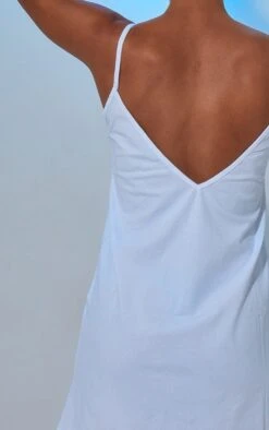 White Backless Strappy Detail Cami Dress -Cheap Glamarish Store 6229513ec848575c6611d1033e8b53e6a3fdaa30 cmp2427 5