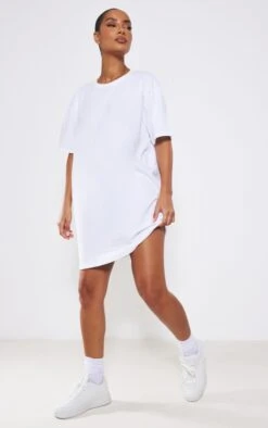 White Oversized Juicy Slogan T Shirt Dress -Cheap Glamarish Store 623eef01851f9ccde2e25904804a0d16b5a4aa0e cne4793 3