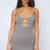 Khaki Ribbed Trim Detail Strappy Bodycon Dress -Cheap Glamarish Store 662084b5a0e3dba6ef7bc13d5b5b98efa4967570 cnd2258 1