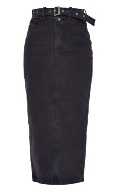 Washed Black Cut Out Buckle Waist Denim Midi Skirt 11 Washed Black Cut Out Buckle Waist Denim Midi Skirt -Cheap Glamarish Store 70919c80f48cd835aba54a94a9dd820ab5290f1e cnd1892 5