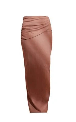 Mushroom Linen Look Ruched Detail Maxi Skirt 11 Mushroom Linen Look Ruched Detail Maxi Skirt -Cheap Glamarish Store 72042b6732af9bc7d7646a41dcb9c185a8f87301 cne1002 5