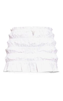 White Cotton Extreme Ruched Mini Skirt 13 White Cotton Extreme Ruched Mini Skirt -Cheap Glamarish Store 7883b0316c799c5af9c349743d29c19b157bcb0a cnd8232 6