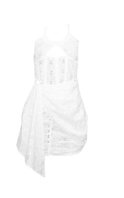 White Broderie Corset Detail Wrap Bodycon Dress -Cheap Glamarish Store 79988dd5b3f7c22fa367bf544011fdbf43ff6c00 cnd5470 5