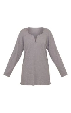 Khaki Rib V Bar Shift Dress -Cheap Glamarish Store 7c3f7040a8ee65373c6790db77717012ee00cf26 cnc8349 5