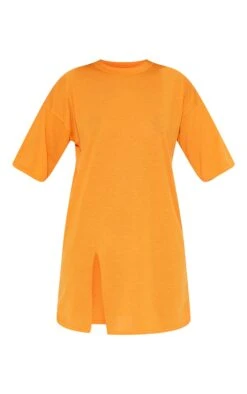 Bright Orange Split Oversized Boyfriend T Shirt Dress -Cheap Glamarish Store 7ec106ecb9ed28b8c6f818b7d9f460aa0f22ff08 cmz1950 6