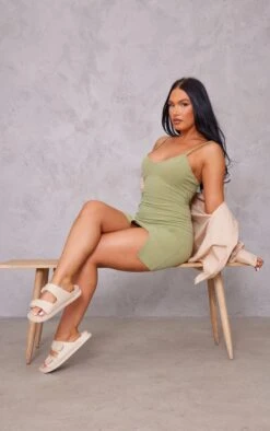 Khaki Strappy Split Hem Bodycon Dress -Cheap Glamarish Store 900c6504e84644f59d81407d3147f0f724cdfb91 cnd8889 3