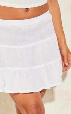 White Cheesecloth Tierred Frill Mini Skirt 12 White Cheesecloth Tierred Frill Mini Skirt -Cheap Glamarish Store 909bbc3f1960467da2c2321518cfedbcfae01547 cnd9161 5