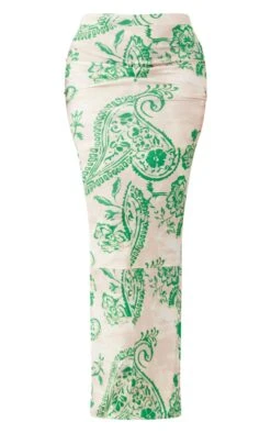 Green Swirl Print Soft Touch Jersey Seam Detail Maxi Skirt -Cheap Glamarish Store 9fa796e22d1ff2780a9e27e0f1cced7b6a3086db cne3941 5