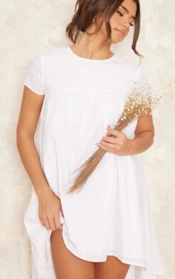 White Broderie Smock Dress -Cheap Glamarish Store a0480c453262554f8bbf57bfd51b0e91d9d3689b cnd1706 4