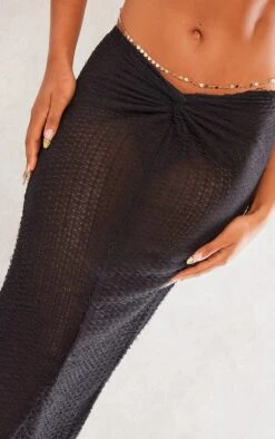 Black Laddered Jersey Knot Front Maxi Skirt 10 Black Laddered Jersey Knot Front Maxi Skirt -Cheap Glamarish Store a593ae272b480108d9e03280b4b780bff739566b cne3853 4