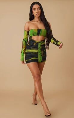 Green Smoke Print Mesh Bardot Ruched Bodycon Dress 9 Green Smoke Print Mesh Bardot Ruched Bodycon Dress -Cheap Glamarish Store a7c1d5272f425e10fb2f4ca96f1ad3c8618ed537 cnd0419 3