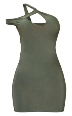 Khaki Slinky Cut Out Asymmetric Strap Bodycon Dress 11 Khaki Slinky Cut Out Asymmetric Strap Bodycon Dress -Cheap Glamarish Store b01705ffd93fd6e0f44912292e2a19a91d550e87 cnd2271 5