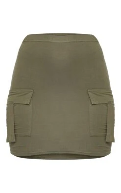 Khaki Jersey Cargo Pocket Detail Mini Skirt -Cheap Glamarish Store b075571c31c4c0a3d1650f521954811a5292edbe cne3946 6