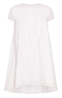 White Broderie Smock Dress -Cheap Glamarish Store b35dac3f57d7999c8a8203200189c29dea95914a cnd1706 5