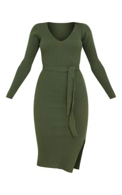 Khaki V Neck Belted Long Sleeve Split Midi Dress 13 Khaki V Neck Belted Long Sleeve Split Midi Dress -Cheap Glamarish Store b38e30b0a29877bd940c085ea09d1c58408b6f8c cmp8731 6