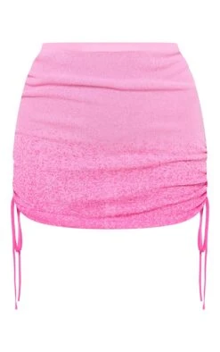 Pink Speckled Knit Mini Skirt -Cheap Glamarish Store b991b8cd79997e97757a481db2e9ed1306a0e588 cnc5861 5