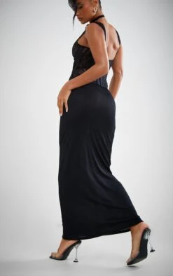 Black Slinky Acetate Basic Maxi Skirt -Cheap Glamarish Store bed525c69c780d665af7eb80ca53ab7808feea93 cnd9346 3