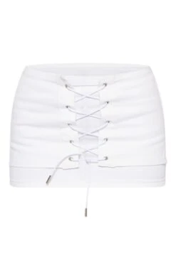 Off White Lace Front Denim Mini Skirt -Cheap Glamarish Store c36af71e060a4bec2aa4cbe322ca42784278c97a cnd1883 6