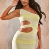 Yellow Extreme Cut Out Side Marl Knit Mini Dress -Cheap Glamarish Store ca6f95db6f6ce38736121478ddcf9d281e9412b1 cnc3266 1