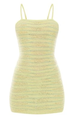 Lemon Boucle Knit Stripped Dress -Cheap Glamarish Store d29f4721e01bbb83a9e94cc8c5e87155a26f485c cnc8739 5