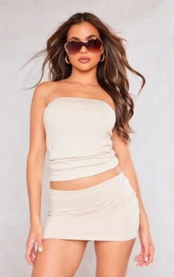 Stone Cotton Jersey Mid Rise Micro Mini Skirt -Cheap Glamarish Store d66adbc6f5f450ce157400df0d9e0184bfd037ff cne4355 4