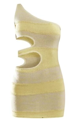 Yellow Extreme Cut Out Side Marl Knit Mini Dress -Cheap Glamarish Store e20272967b5582536639b1091a63f0b430115bb0 cnc3266 5