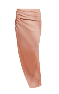 Stone Linen Look Tie Side Maxi Skirt -Cheap Glamarish Store e392a147805c3ad0bb9717eb505cb1e5de701fb5 cne0992 5