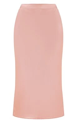 Dusty Pink Satin Bias Cut Midi Skirt -Cheap Glamarish Store efed221a80a55a7aba06e5253a56756122f8979d cnd8257 5