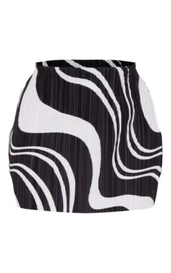 Black Printed Plisse Micro Mini Skirt -Cheap Glamarish Store f6afe447d83f3144c681769c3246c5d920a692e1 cna7226 6