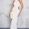 White Textured Rib Halterneck Cut Out Midaxi Dress -Cheap Glamarish Store f910ef7c8120fec3e5349e5820faa5d91fea2c6e cne2872 1