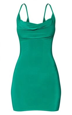 Green Slinky Cowl Neck Bodycon Dress -Cheap Glamarish Store fd570fa28135917ddb109cdde0473628b8528e9d cmv1404 6